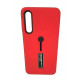 Cover Kickstand Matte With Finger Strap Huawei P20 Plus Red